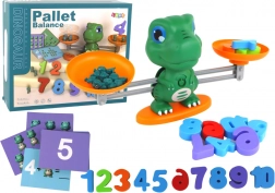 edukativna igra dinosaurus – balansna vaga i učenje matematike
