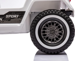 Dječji električni automobil Mountain Off-Road bijeli