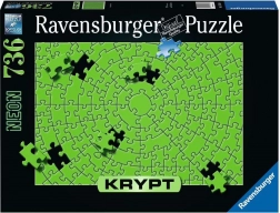 Puzzle RAVENSBURGER KRYPT neonski zelene, 736 dijelova