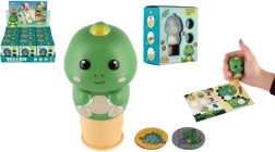 Dječji žig sa samoljepljivim naljepnicama dinosaurus – kreativni set