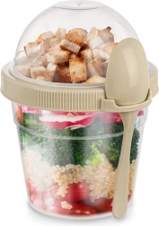 Čaša za jogurt sa žličicom i posudicom za müsli 400 ml