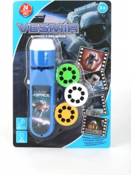 Baterijska svjetiljka i projektor svemir – dječji projekcijski set