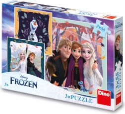 puzzle disney frozen radosna jesen 3x55 dijelova