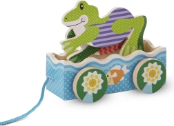 Drvena vučna igračka Žabje utrke