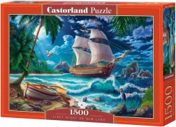 Puzzle od 1500 dijelova – Brod i plaža Prva noć Nova zemlja