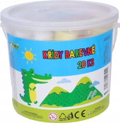 Okrugle pločničke krede 20 kom u kantici