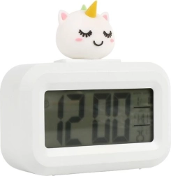 Bijeli budilica s jednorogom