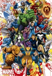 EDUCA Puzzle Marvel junaci 500 dijelova