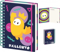 Blok A5 s motivom igre Fall Guys