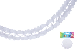 Papirnata bijela girlanda 3,6 m