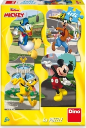 Puzzle Mickey u gradu 4x54 dijelova