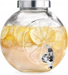 Stakleni dozator napitaka s pipcem 5,4 l