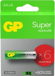 Alkalne baterije GP Super AA 6 kom
