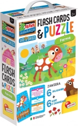 Lisciani edukativne puzzle i kartice Farme