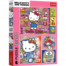 Puzzle 2x200 Hello Kitty i prijatelji