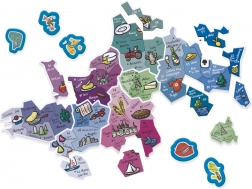 Jeujura magnetska karta Francuske