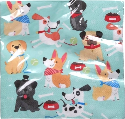 Zabava salvete PES 33x33 cm, 20 kom