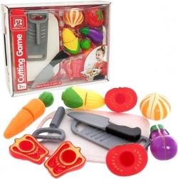 Children's Cutting Vegetables with Cutting Board