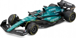 bburago 1:43 formula 1 aston martin amr23 #18 lance stroll – metalni model s vozačem u poklon kutiji