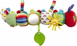 Tekstilna igračka Vrlo gladna gusjenica – aktivna plišana zvečkica i grizalica