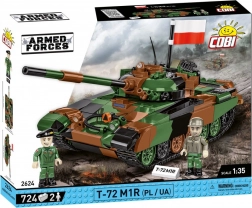 Konstrukcijski set COBI T-72M1R tenk 1:35 (PL/UA) – 724 dijelova