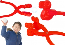 Izrađivač snježnih kugli dinosaur crveni