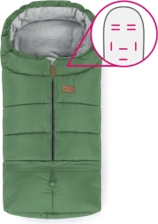 Petite&Mars podesivi zimski vrećasti umetak 3u1 jibot horizontal juicy green