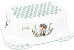 Dječja protuklizna pomoćna stepenica za kupaonicu Wild & Free lisica – bijela