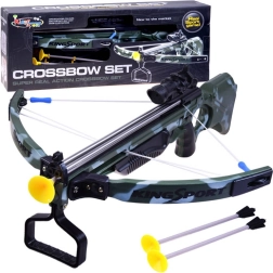 Dječji samostrel s laserskim ciljnim uređajem i strijelama s vakumskim nastavcima