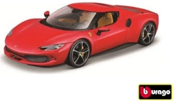 Metalni model automobila Bburago Ferrari 296 GTB 1:18 crveni