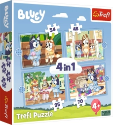 Puzzle Bluey i prijatelji 4u1