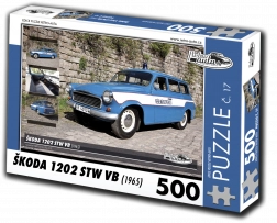Puzzle Retro-auta Škoda 1202 STW VB 500 dijelova
