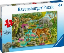 Ravensburger puzzle Životinje Indije 60 dijelova