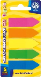 Samoljepljivi blokići ASTRA Neon 5 boja