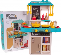Dječja kuhinjica s osvjetljenjem i zvukovima, 43 dijela – Plava