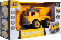 rastavljivi građevinski kiperski kamion s bušilicom i odvijačem