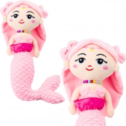 Slatka ružičasta plišana morska sirena 32cm