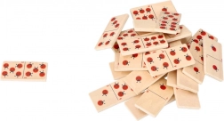 Drveno domino s bubamarama