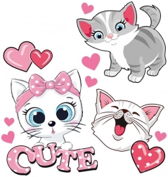 Naljepnice Slatke Mačke prijenosni list