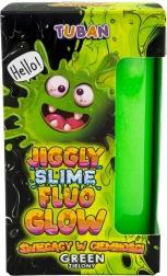 Tuban Jiggle Slime Fluo Glow zeleni svijetli u mraku 430 g