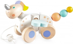 Drvena vučna igračka Jednorog