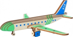 Drveni 3D puzzle Putnički avion