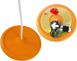 Okrugla vrtna tanjurić ljuljačka za djecu, narančasta