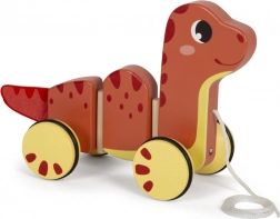 Mali drveni dinosaurus na povlačenje