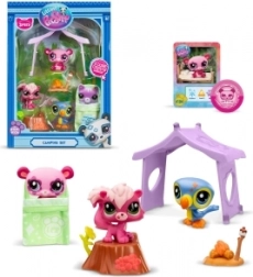 Set od 3 figurice Littlest Pet Shop Kampiranje