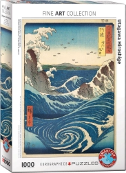 Eurographics Puzzle Utagawa Hiroshige: Naruto valovi 1000 komada