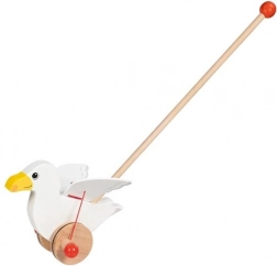 Drvena igračka na guranje galeb Jonas