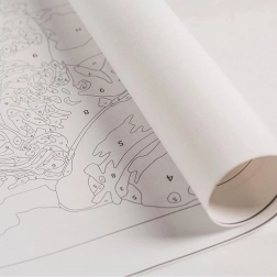 Slikanje po brojevima za djecu 30 × 30 cm s okvirom