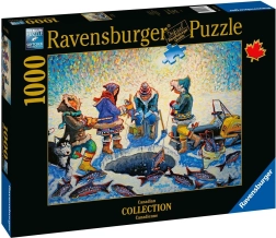 Ravensburger puzzle Ledeni ribolov 1000 dijelova