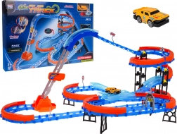 Trkaća staza s ljestvama, 90 dijelova s LED autićem
